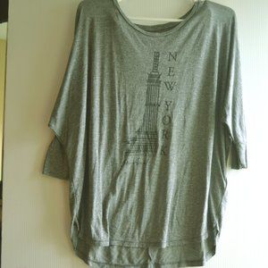Abercrombie & Fitch grey NY shirt